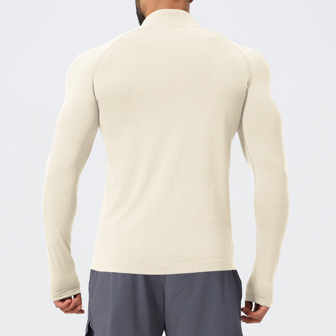 Herren Funktionelles Langarmshirt mit Stehkragen Drune