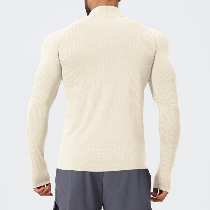 Herren Funktionelles Langarmshirt mit Stehkragen Drune