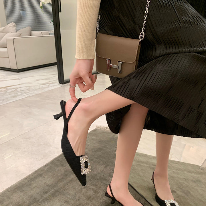 Damen Sling-Pumps mit eleganter Perlenapplikation Drune
