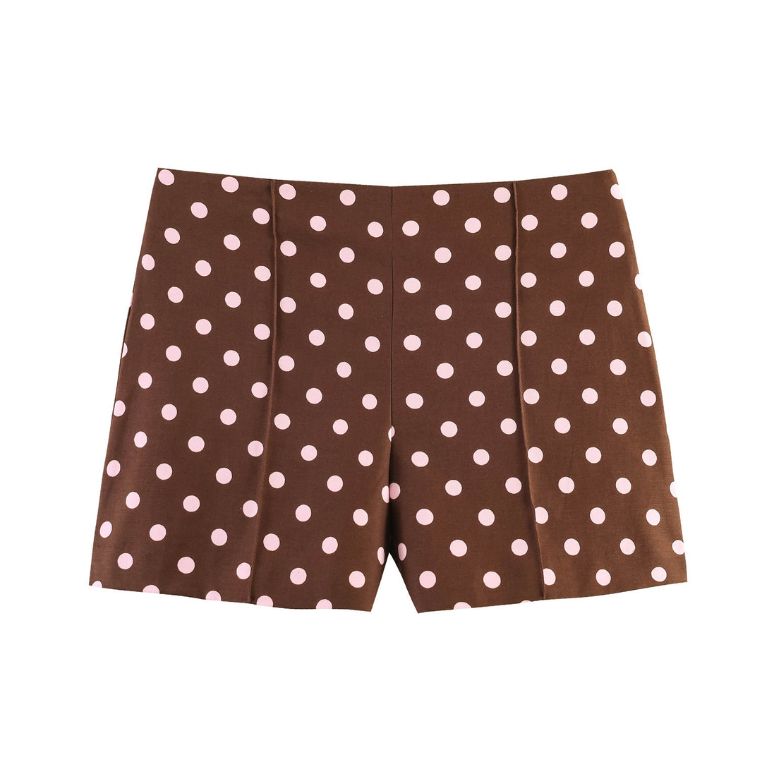 Damen elegante Shorts mit modernen Plissee-Details Drune