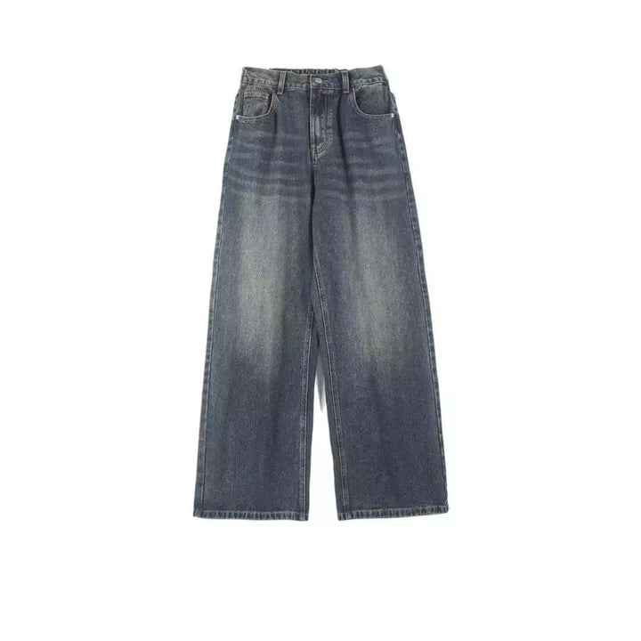 Damen Weite Denim-Jeans Drune