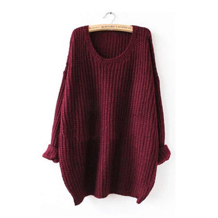 Damen Grobstrickpullover mit weitem Schnitt und lässigem Tragekomfort Drune
