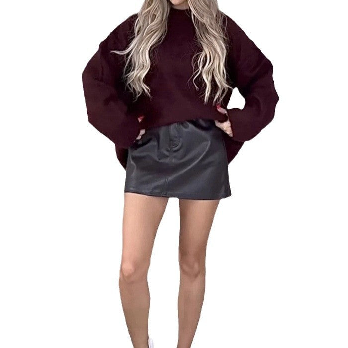 Damen Bequemer Pullover mit lässigem Schnitt und weichem Material Drune