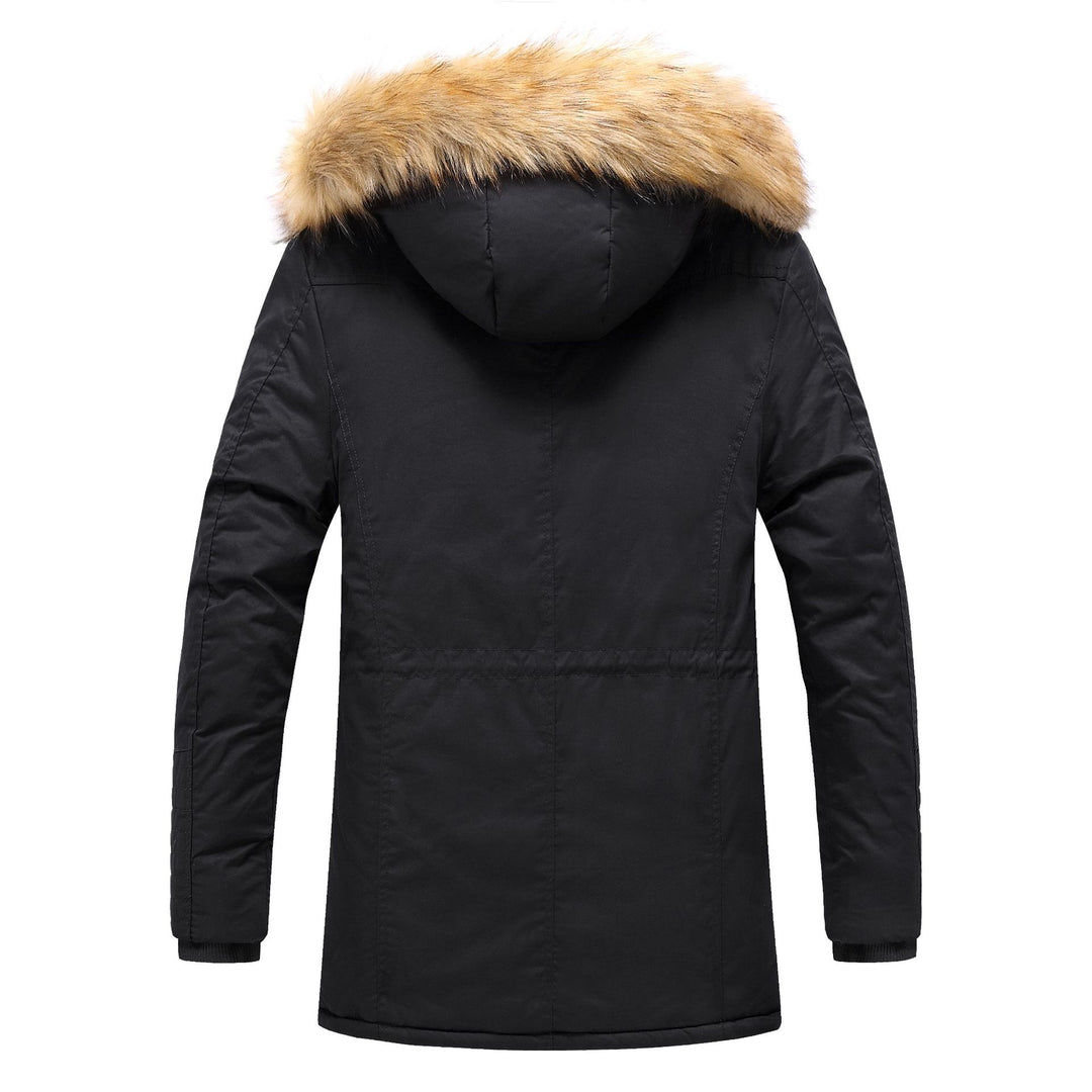 Herren Winterparka mit abnehmbarem Kunstfellkragen Drune