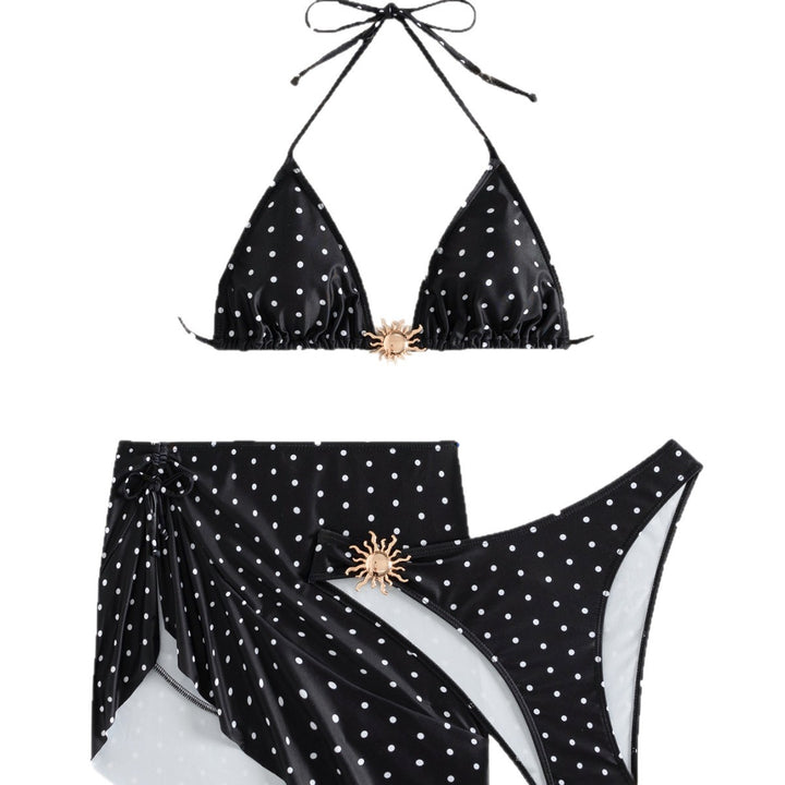 Damen Bikini mit elegantem Punktemuster Drune