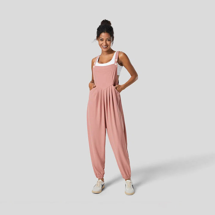 Damen Lässiger Jumpsuit mit schickem Schnitt und praktischen Taschen Drune