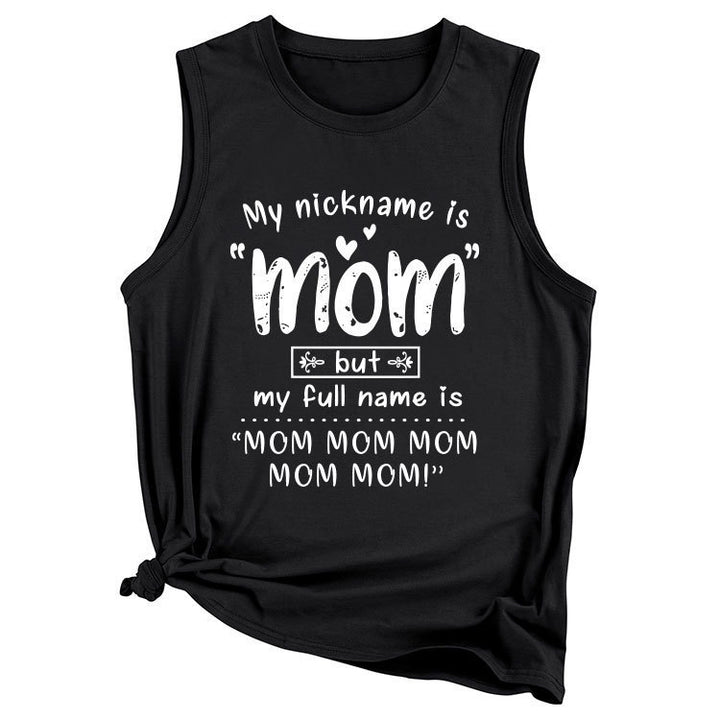 Frauen Verspielt Grafik Tanktop Drune
