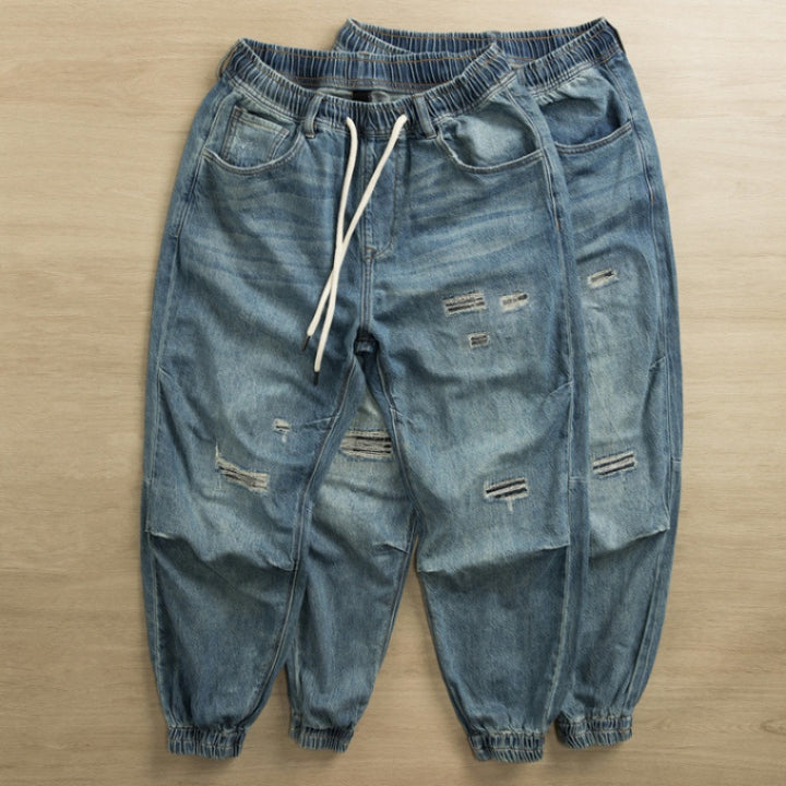 Herren lässige Jeans mit modischem Destroyed-Look Drune