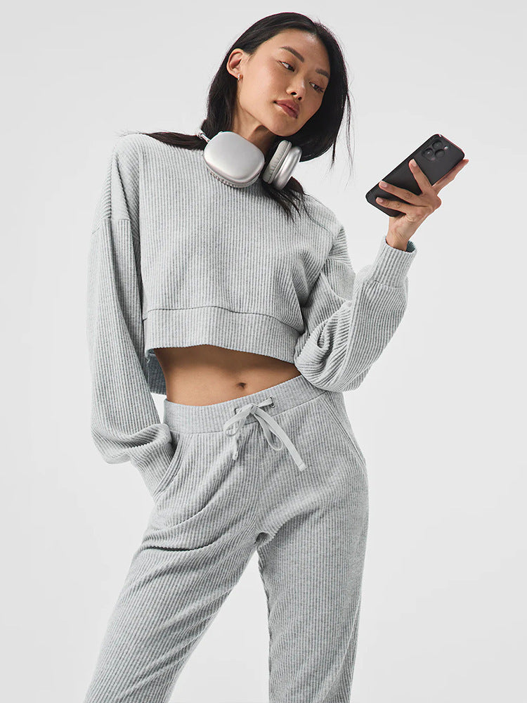 Damen lässiger und leichtgewichtiger Sweat-Anzug Drune