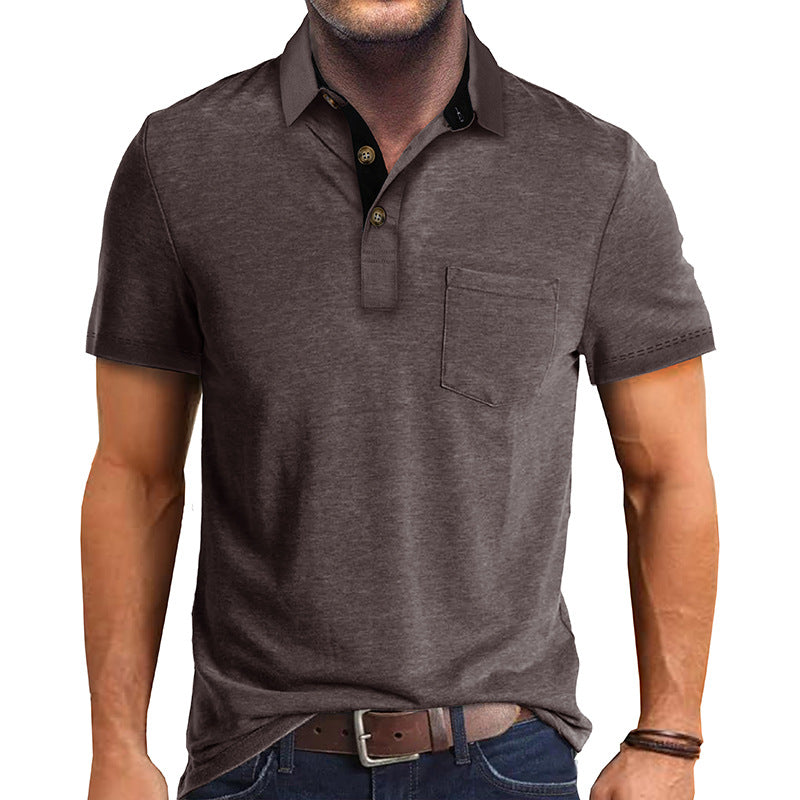 Herren Polo-Shirt mit modernen Designelementen Drune