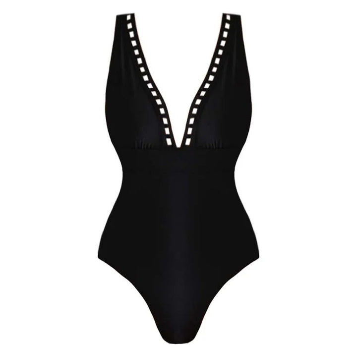 Damen Badeanzug mit elegantem Schnitt und modischen Details Drune