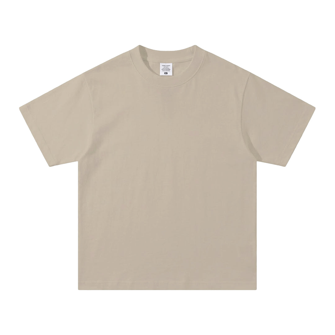 Damen Oversized T-Shirt aus hochwertiger Baumwolle mit praktischem Rundhalsausschnitt Drune