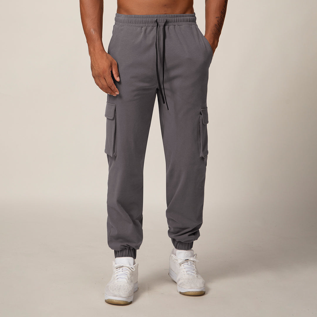 Herren Cargo-Jogginghose mit elastischem Bund und praktischen Seitentaschen Drune
