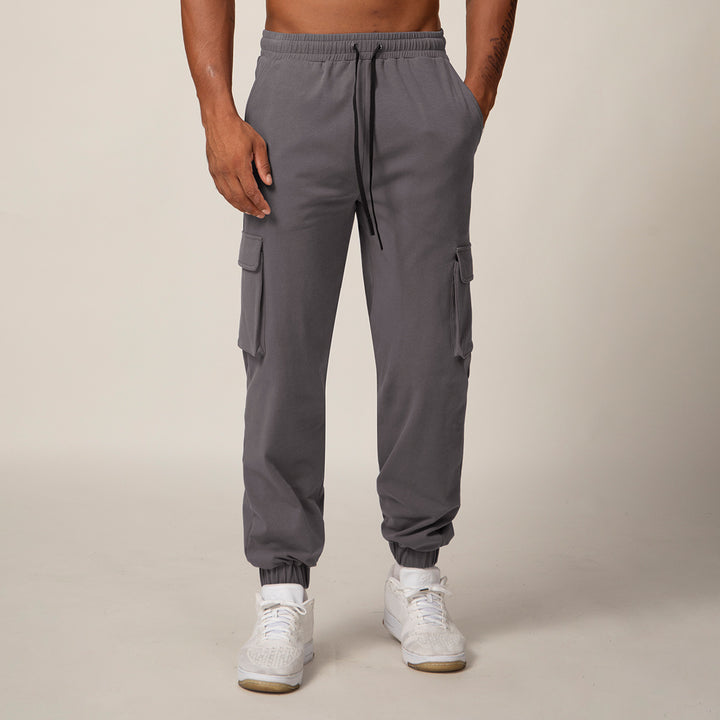 Herren Cargo-Jogginghose mit elastischem Bund und praktischen Seitentaschen Drune