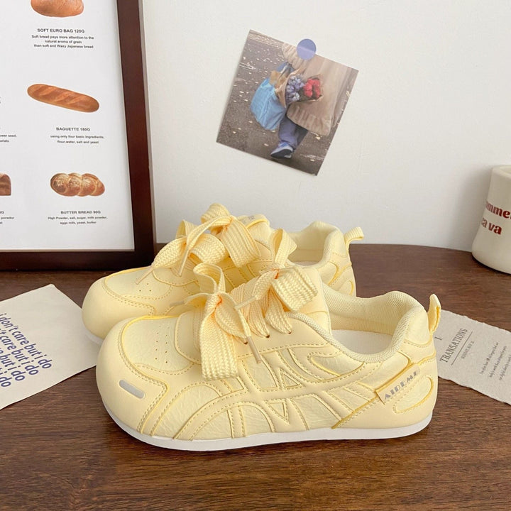 Damen Komfortable Sneakers mit verspieltem Schnürdesign Drune