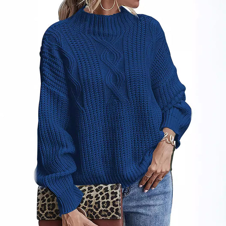 Damen Strickpullover mit elegantem Zopfdesign und modernem Schnitt Drune