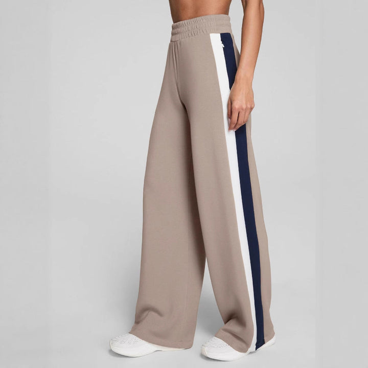 Damen Sportliche lange Hose mit seitlichen Kontraststreifen Drune