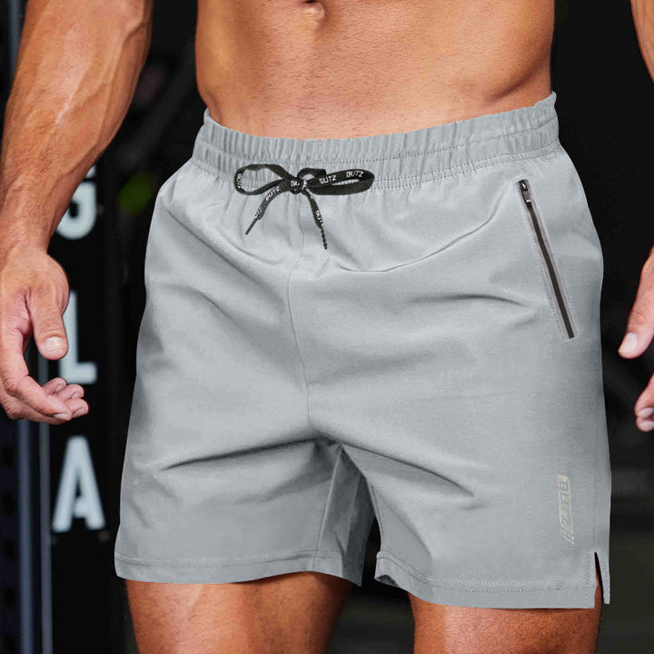 Herren Sportliche Multifunktions-Shorts mit schnell trocknender Technologie und praktischen Reißverschlusstaschen Drune
