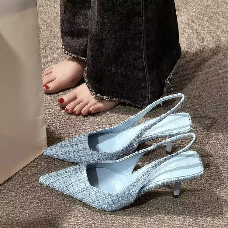 Damen Slingback-Pumps mit elegantem spitz zulaufendem Design und komfortablem Absatz Drune