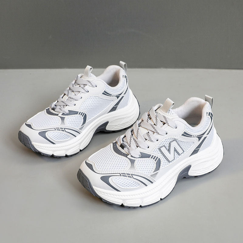 Damen Sportliche Laufschuhe mit atmungsaktivem Mesh-Obermaterial und dämpfender Sohle Drune