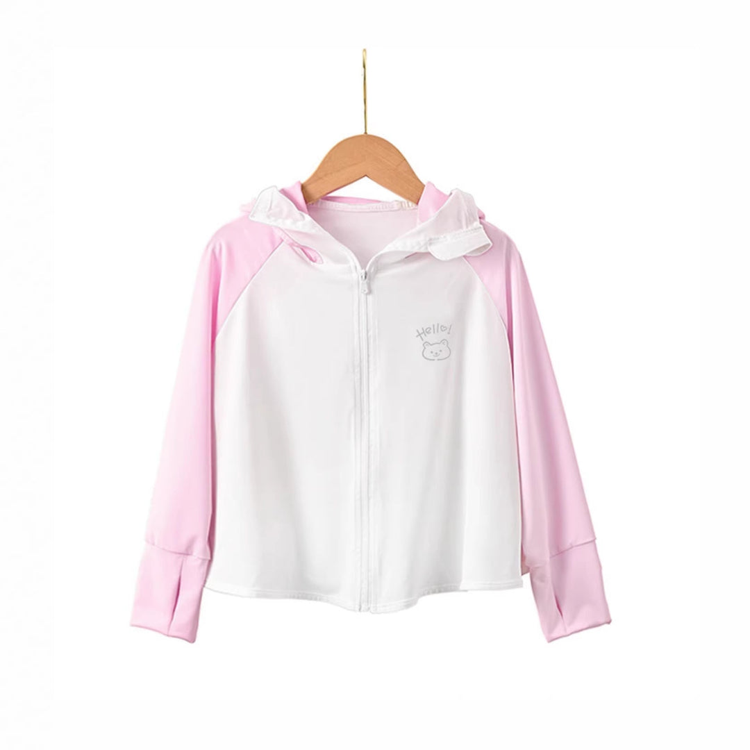 Damen UV-Schutzjacke mit Kapuze und atmungsaktivem Material Drune