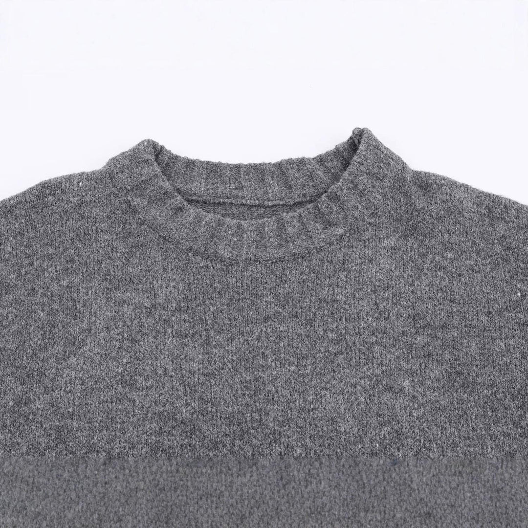 Damen oversized Pullover aus hochwertiger Baumwollmischung mit luxuriösem Tragegefühl Drune
