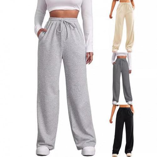 Damen Sweatpants mit bequemer Passform und elastischem Bund Drune