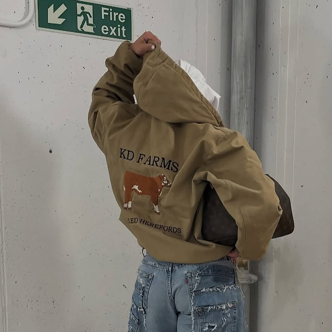 Damen lässige Übergangsjacke mit praktischen Taschen und hohem Kragen Drune