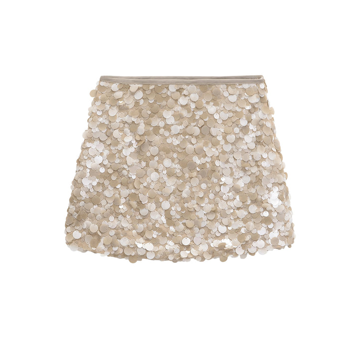 Femme Pailletten Minirock Drune