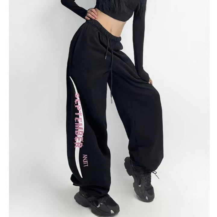 Damen Sportliche Weite Hose Drune