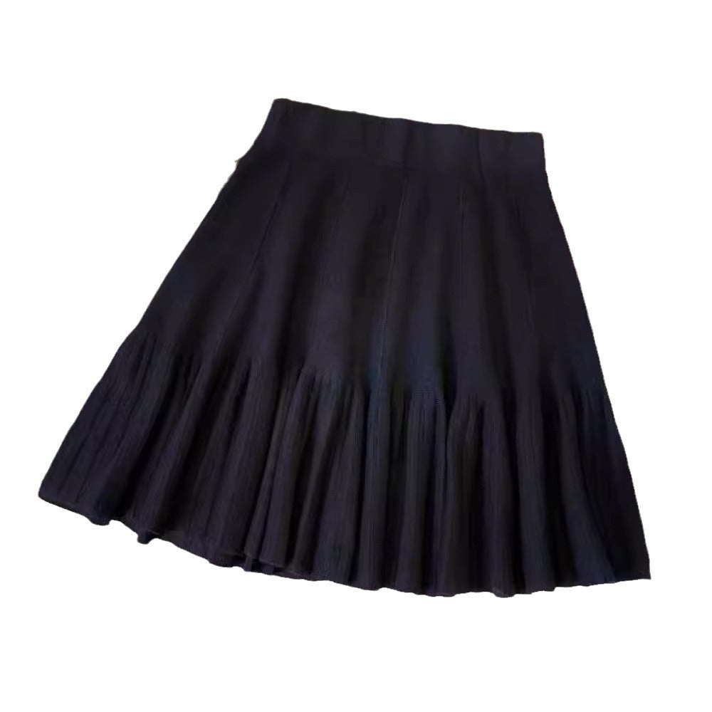 Damen Faltenrock mit eleganter Glockenform Drune