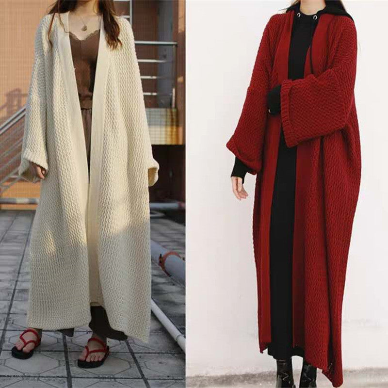 Damen modische Strickjacke mit ausgefallenem Muster Drune