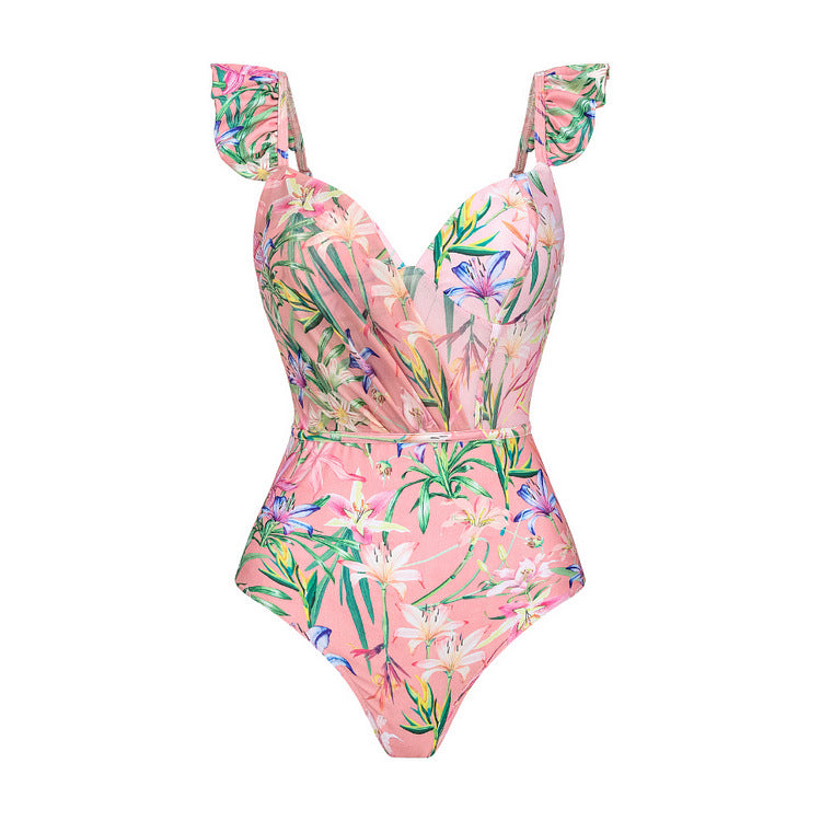 Damen Bikiniset mit langen Ärmeln Drune