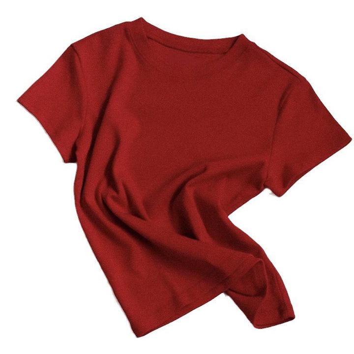Damen lässiges T-Shirt mit modernem Schnitt Drune
