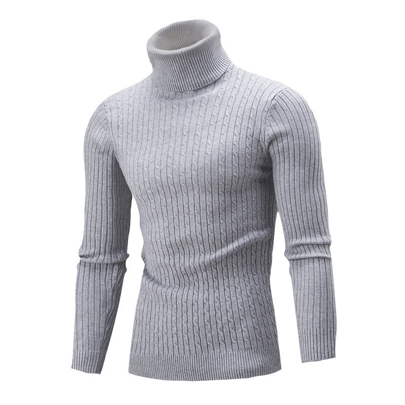 Herren Rollkragenpullover im klassischen Rippmuster Drune