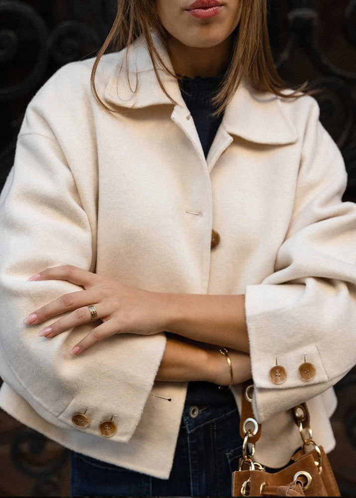 Drune | Grace - Kurz geschnittene Wollmischjacke