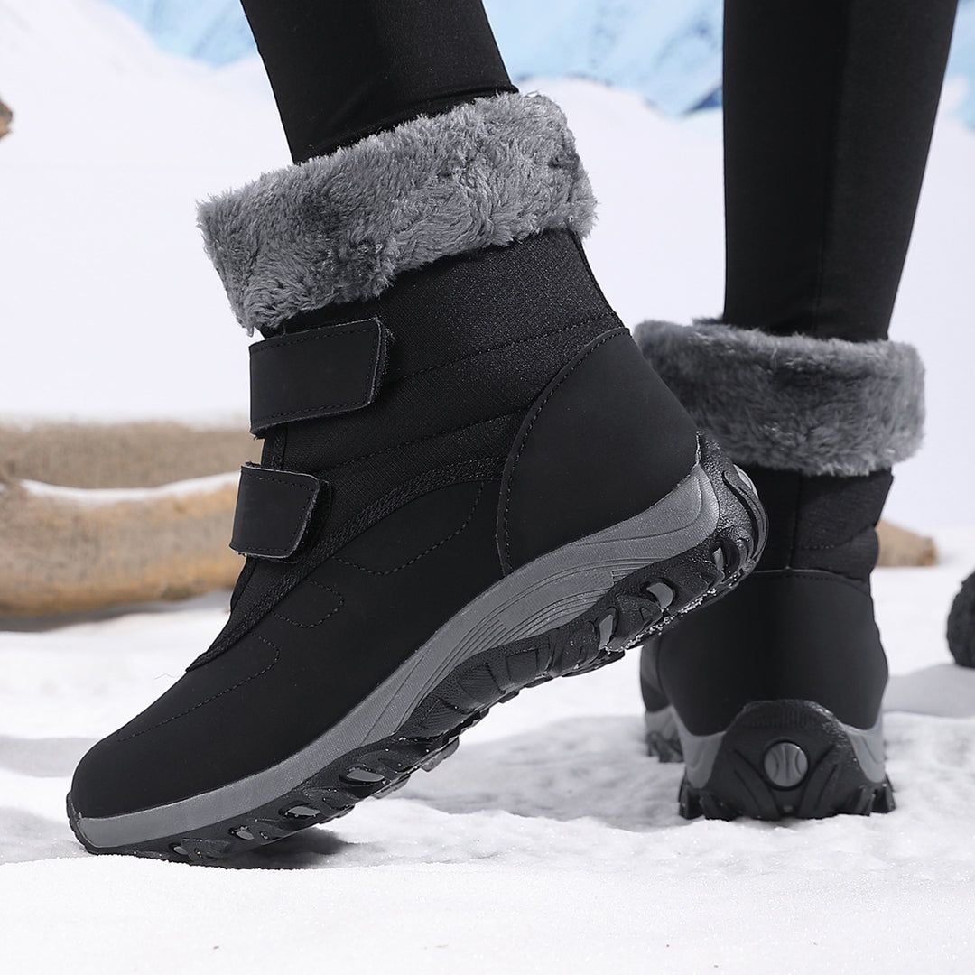 Damen Winterstiefel mit rutschfester Sohle und warmem Innenfutter Drune