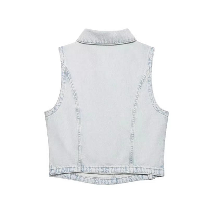 Damen Weite Jeans im lässigen Windbreaker-Stil mit ausgefallenen Nähten Drune