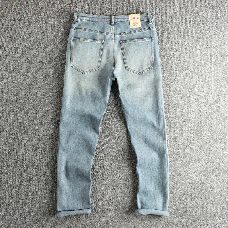 Damen Jeanshose im modernen Slim-Fit mit lässigem Design und hohem Bund Drune