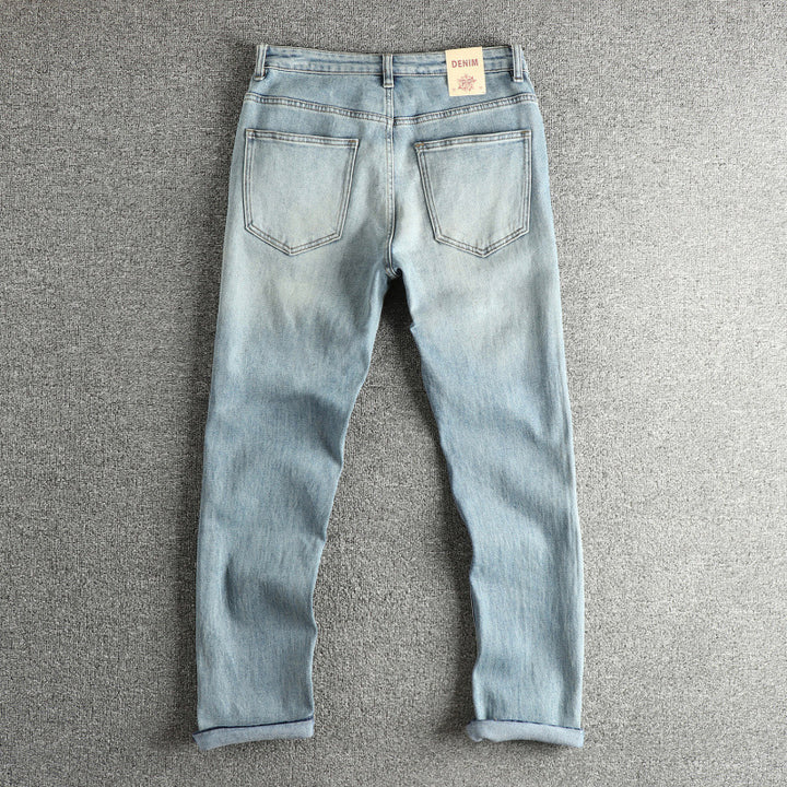 Damen Jeanshose im modernen Slim-Fit mit lässigem Design und hohem Bund Drune