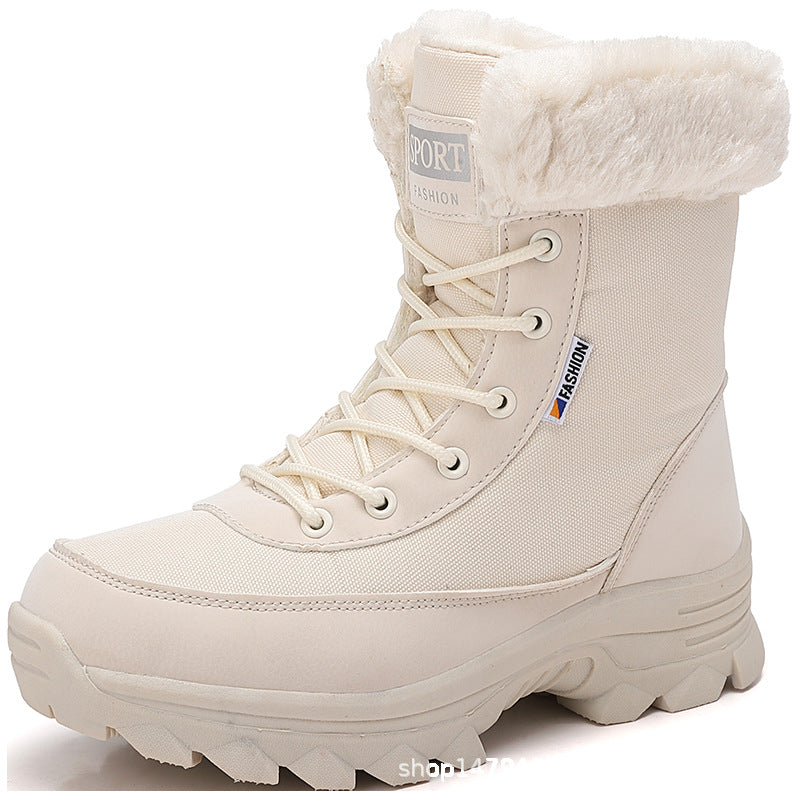Damen Thermo-Winterstiefel mit isolierendem Futter und rutschfester Sohle Drune