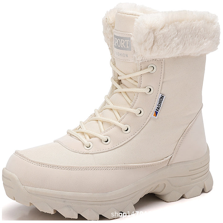 Damen Thermo-Winterstiefel mit isolierendem Futter und rutschfester Sohle Drune