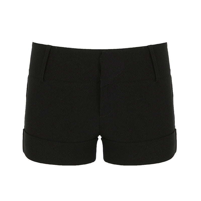 Damen elegante Tailored Shorts Drune