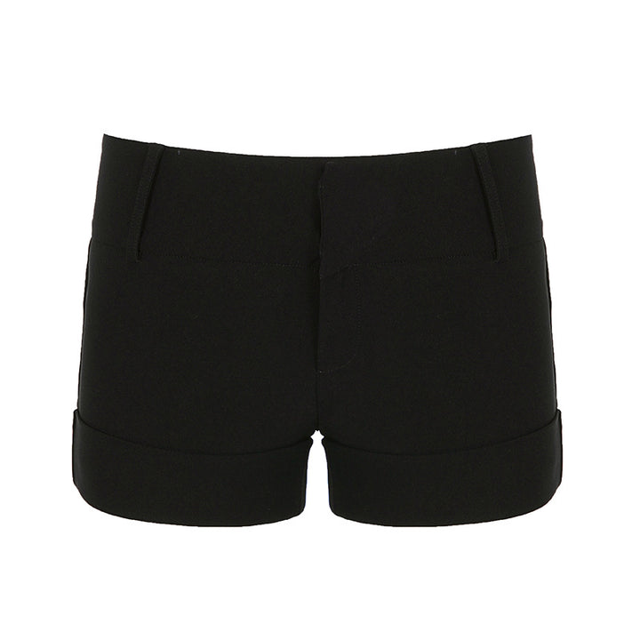 Damen elegante Tailored Shorts Drune