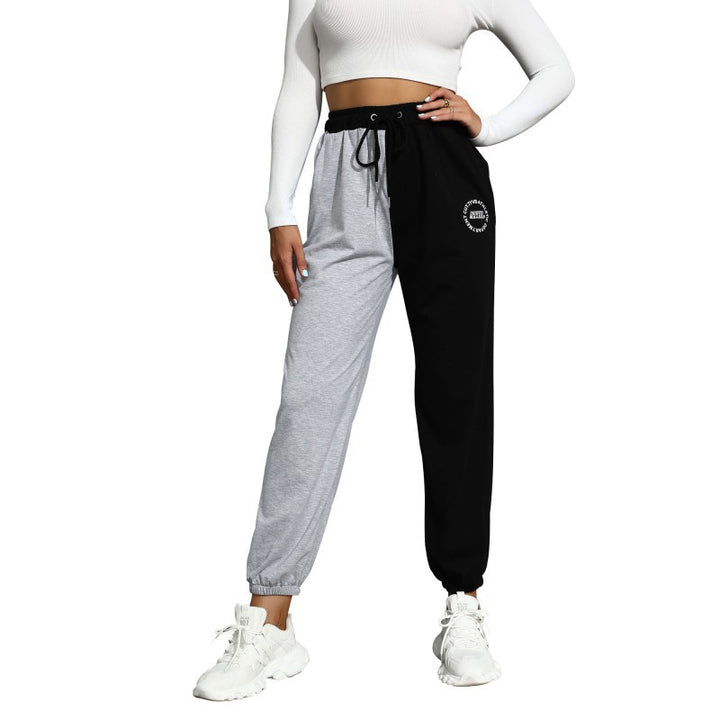 Damen Sportliche Reflexionshosen mit elastischem Taillenbund Drune