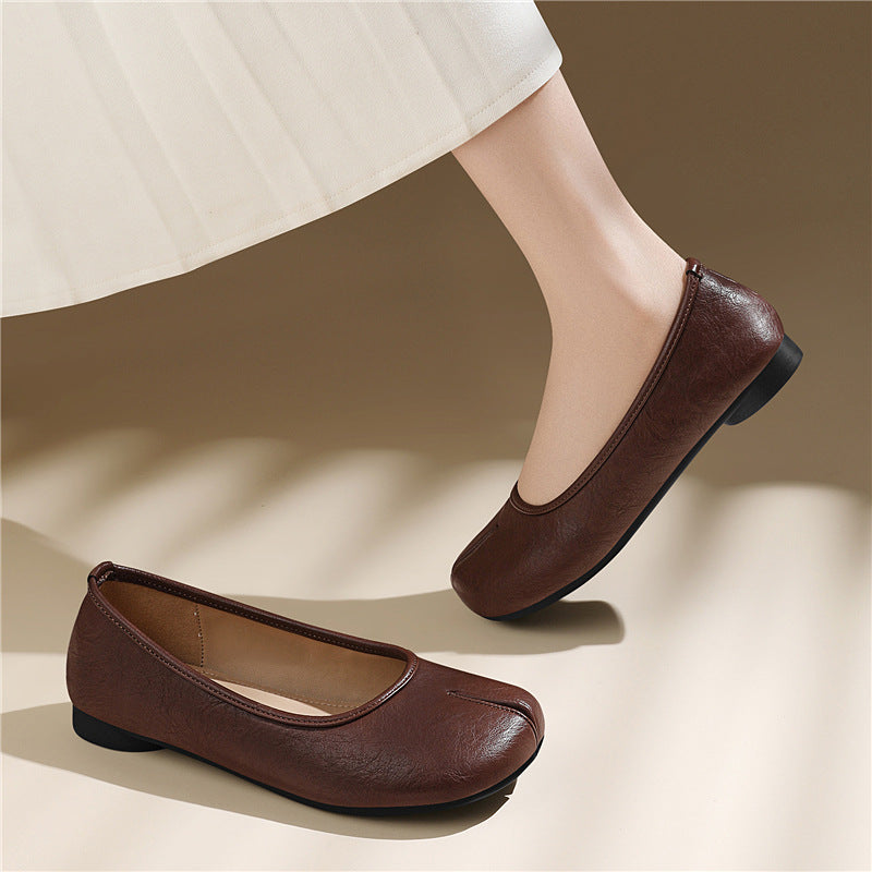 Damen Elegante und bequeme Ballerinas mit flexiblem Fußbett Drune