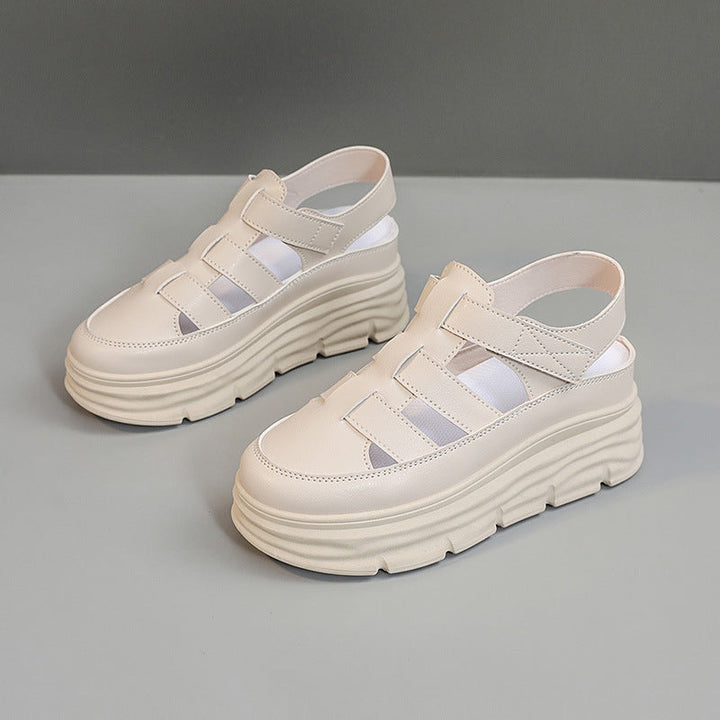 Damen luftige Plateau Sandalen Drune