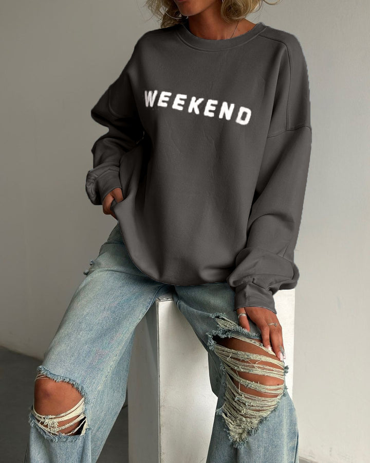 Damen Oversized Sweatshirt Drune