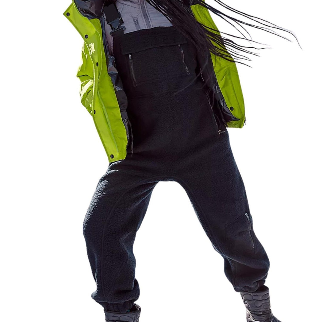 Damen Fleece-Latzhose mit praktischen Taschen und weicher Innenseite Drune