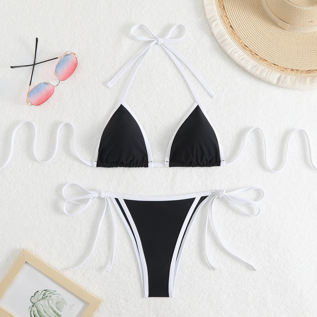 Damen Triangel-Bikini mit verstellbaren Trägern Drune